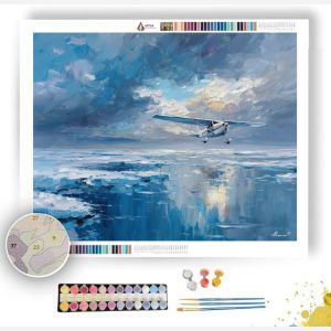 GRAY WIDE PASSAGE - Paint by Numbers Full Kit