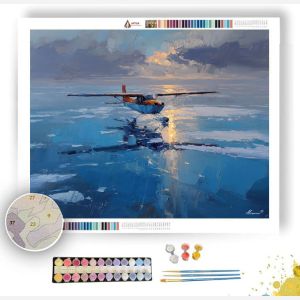 GRAY WINDY DISTANCE - Paint by Numbers Full Kit