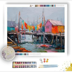 HEAVY GRAY NORTH - Paint by Numbers Full Kit