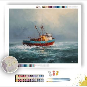 OPEN STILL CHANNEL - Paint by Numbers Full Kit
