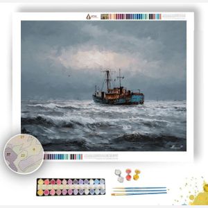 ROUGH DISTANT ROUTE - Paint by Numbers Full Kit