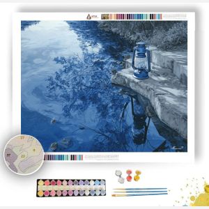 BLUE LANTERN CURRENT - Paint by Numbers Full Kit