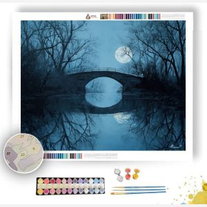 CERULEAN MOON CROSSING - Paint by Numbers Full Kit
