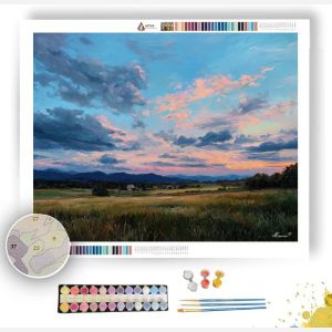 DUSK FIELD QUIET - Paint by Numbers Full Kit