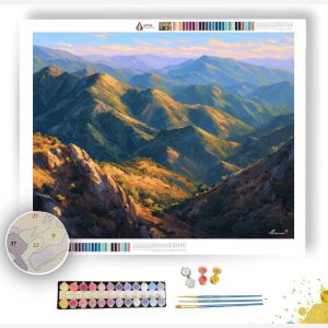 EARLY LIGHT RIDGE - Paint by Numbers Full Kit