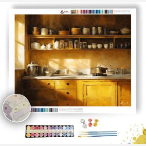 GOLDEN CUPBOARD HUSH - Paint by Numbers Full Kit
