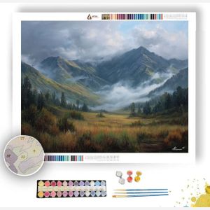 LOW MOUNTAIN VEIL - Paint by Numbers Full Kit