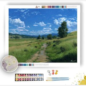 MEADOW LINE PATH - Paint by Numbers Full Kit