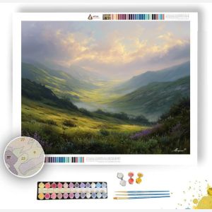 MISTED VALLEY BREATH - Paint by Numbers Full Kit