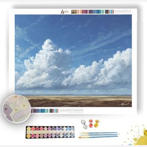 PALE SKY PLAIN - Paint by Numbers Full Kit