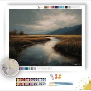 SILENT RIVER MEADOW - Paint by Numbers Full Kit