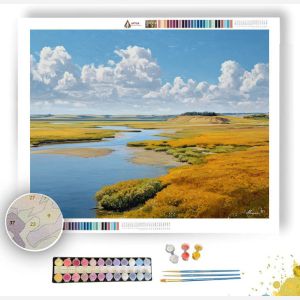 SOFT RIVER FLATS - Paint by Numbers Full Kit