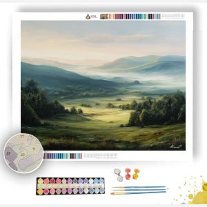 WHISPERING VALLEY STILLNESS - Paint by Numbers Full Kit