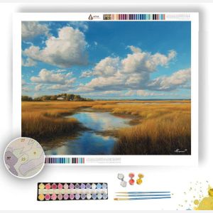 WINDLESS MARSH - Paint by Numbers Full Kit