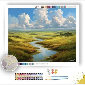 AURELIGHT RIVER PLAIN - Paint by Numbers Full Kit
