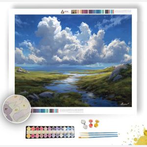 BRIGHTSKY LOWLAND - Paint by Numbers Full Kit