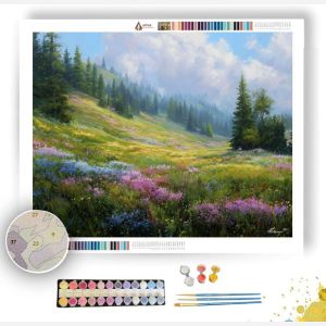 BRIGHTSKY MEADOW RIDGE - Paint by Numbers Full Kit