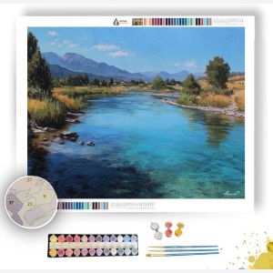 CLEARLIGHT RIVER FLATS - Paint by Numbers Full Kit