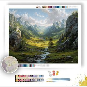 DAYLIGHT WIND VALLEY - Paint by Numbers Full Kit