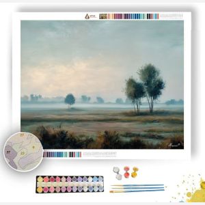 DISTANT TREES IN HAZE - Paint by Numbers Full Kit