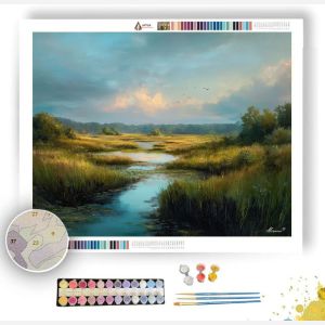 GENTLE SUN MARSH - Paint by Numbers Full Kit