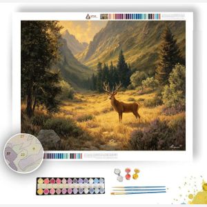 GOLDHORN STAG VALLEY - Paint by Numbers Full Kit