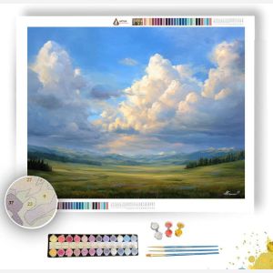 LAND MEETS SKY SOFTLY - Paint by Numbers Full Kit