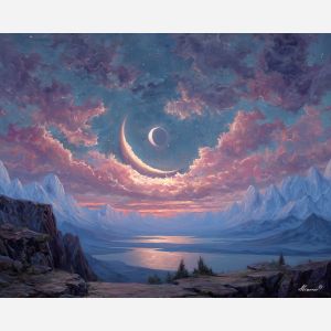 MOONTHREAD HORIZON ARC - Paint by Numbers Full Kit