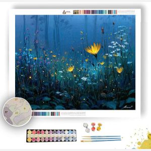 NOCTURNE MEADOW GLOW - Paint by Numbers Full Kit