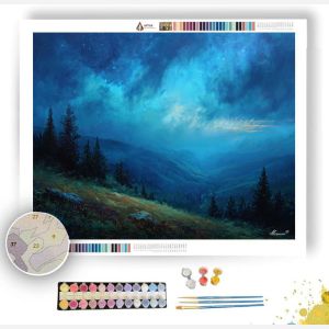 NOCTURNE RIDGE GLOW - Paint by Numbers Full Kit