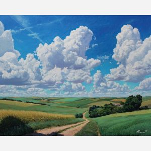 OPEN DAY RIDGEWAY - Paint by Numbers Full Kit