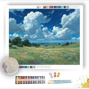 OPEN SKY FIELD REST - Paint by Numbers Full Kit