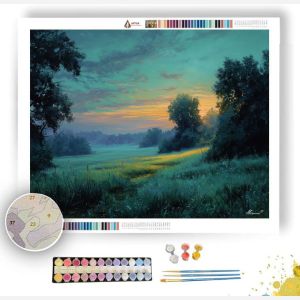 PASTURE AT DAYBREAK - Paint by Numbers Full Kit