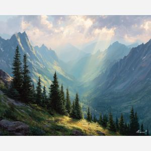 SKYLUME RIDGE - Paint by Numbers Full Kit