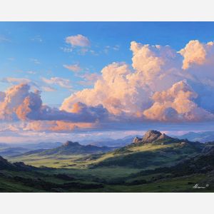 SKYSONG RIDGELINE - Paint by Numbers Full Kit