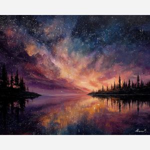 STARGLASS LAKE SILENCE - Paint by Numbers Full Kit