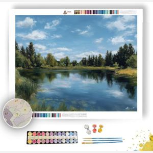 STILL LAKE OPEN AIR - Paint by Numbers Full Kit