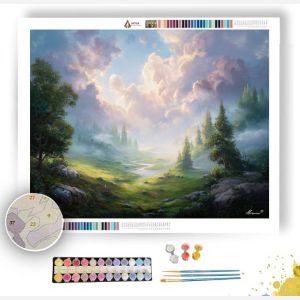 SUNLIT DREAM TERRAIN - Paint by Numbers Full Kit