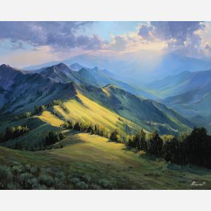 SUNLUME RIDGESCAPE - Paint by Numbers Full Kit