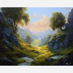 SUNLUME VALLEY FLOOR - Paint by Numbers Full Kit