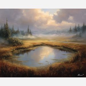 SUNMIST BASIN - Paint by Numbers Full Kit