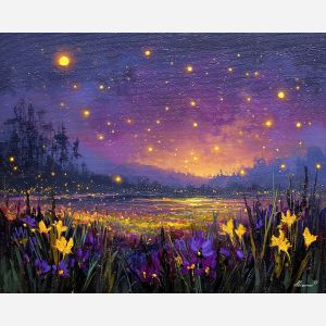 VELARIAN NIGHT MEADOW - Paint by Numbers Full Kit