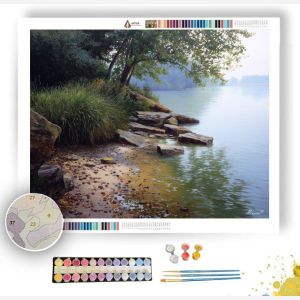 WATERLINE STILL MORNING - Paint by Numbers Full Kit