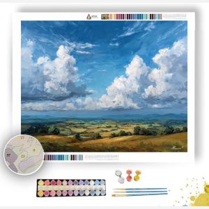 WIDE SKY LOW LAND - Paint by Numbers Full Kit