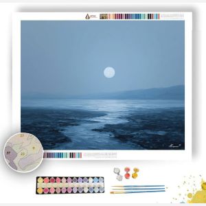 BLUE MOON HORIZON - Paint by Numbers Full Kit