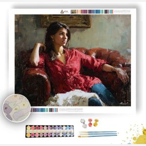 CALM SEATED FIGURE - Paint by Numbers Full Kit