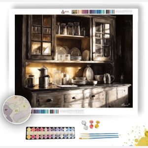 GOLDEN CUPBOARD LIGHT - Paint by Numbers Full Kit