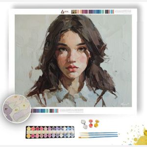 NEUTRAL TONES FACE - Paint by Numbers Full Kit