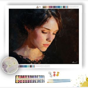 QUIET MORNING FACE - Paint by Numbers Full Kit