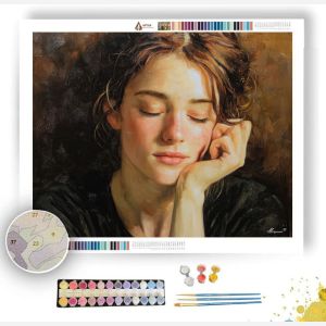 RESTING EXPRESSION - Paint by Numbers Full Kit